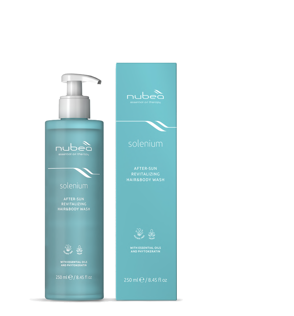 Nubeà - Solenium - After-sun revitalizing hair&body wash