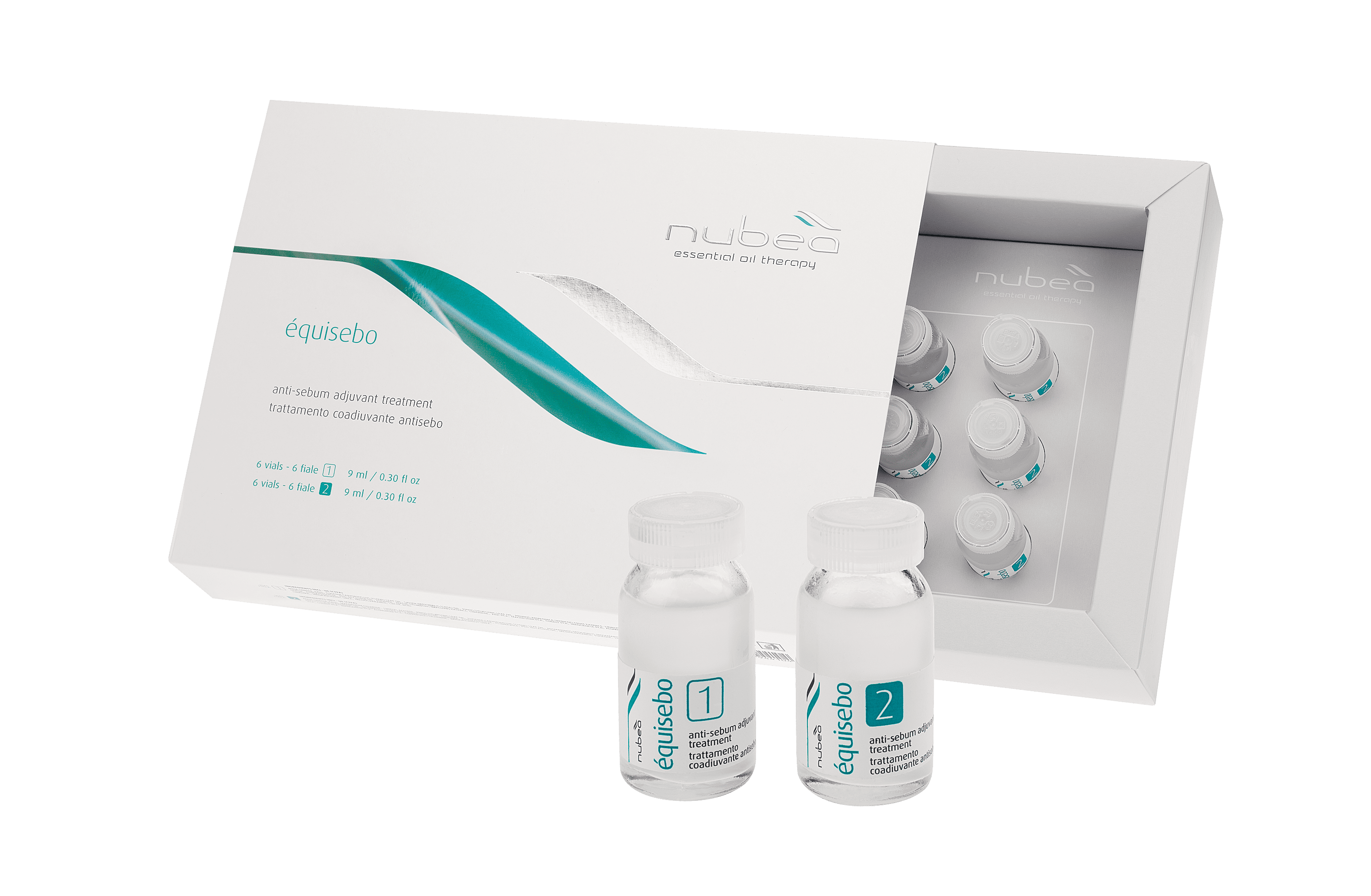 Nubeà - Équisebo - Trattamento Coadiuvante Antisebo Fiale