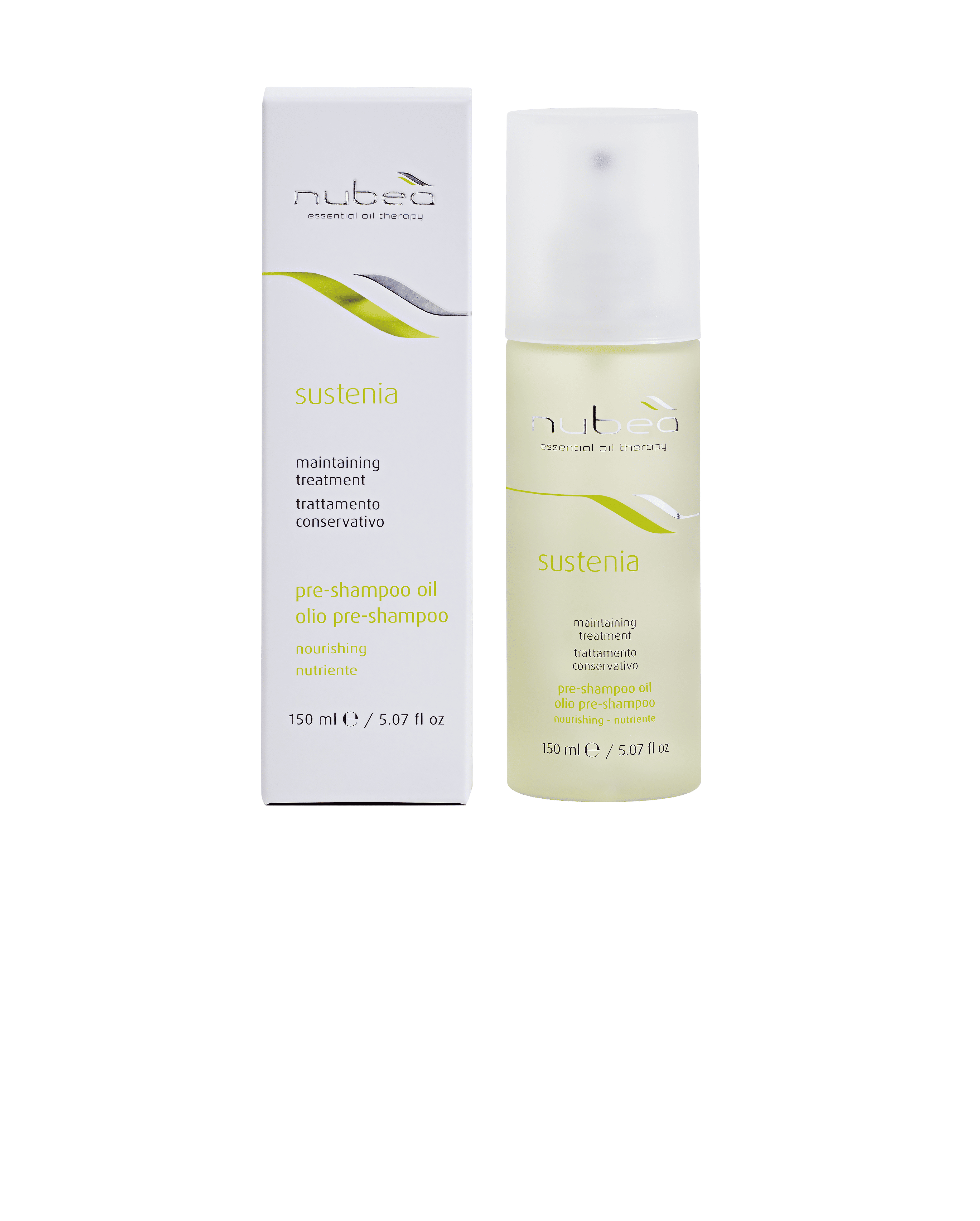 Nubeà - Sustenia - Olio pre-shampoo nutriente